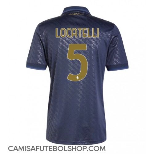 Camisa de time de futebol Juventus Manuel Locatelli #5 Replicas 3º Equipamento 2024-25 Manga Curta